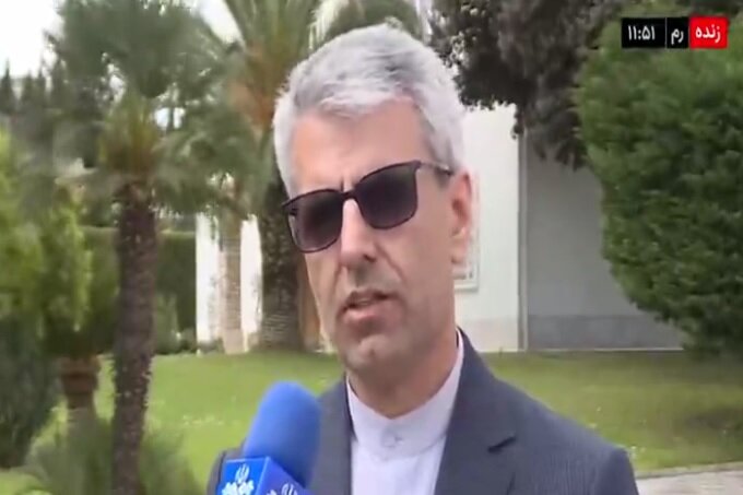 ویدیوی زنده از رم؛ بقایی آخرین جزئیات مذاکره با آمریکا را اعلام کرد +ویدیو