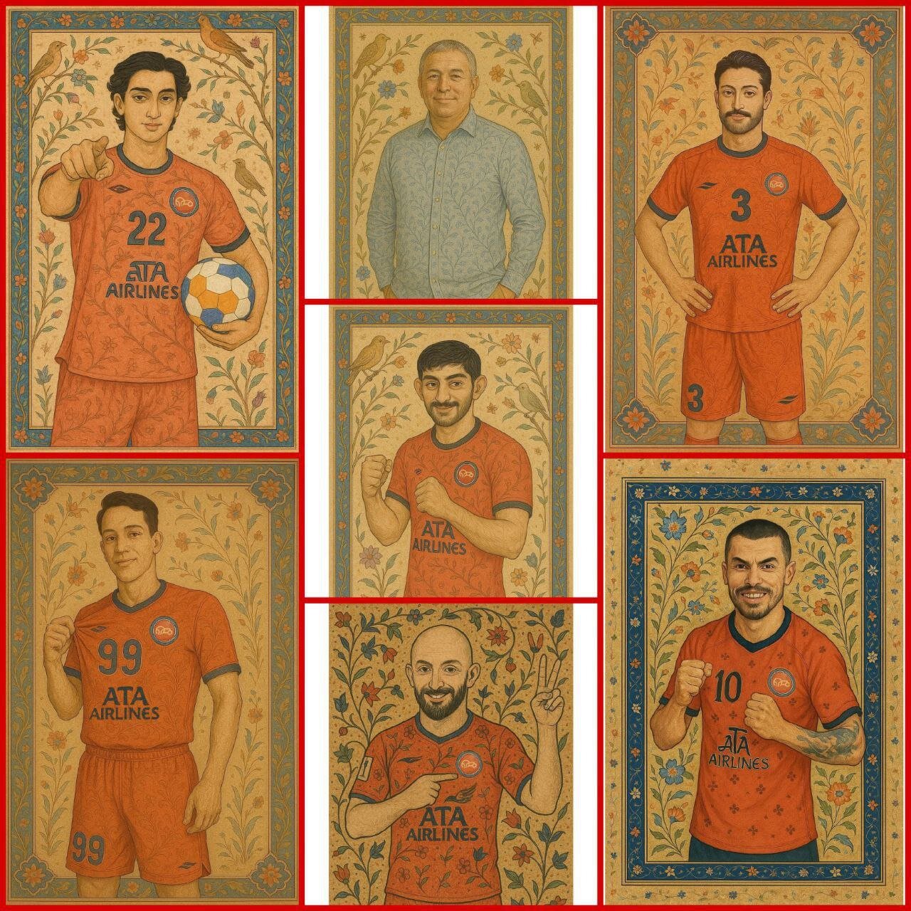 تراکتوریها برای هواداران خود فیگور گرفتند +عکس