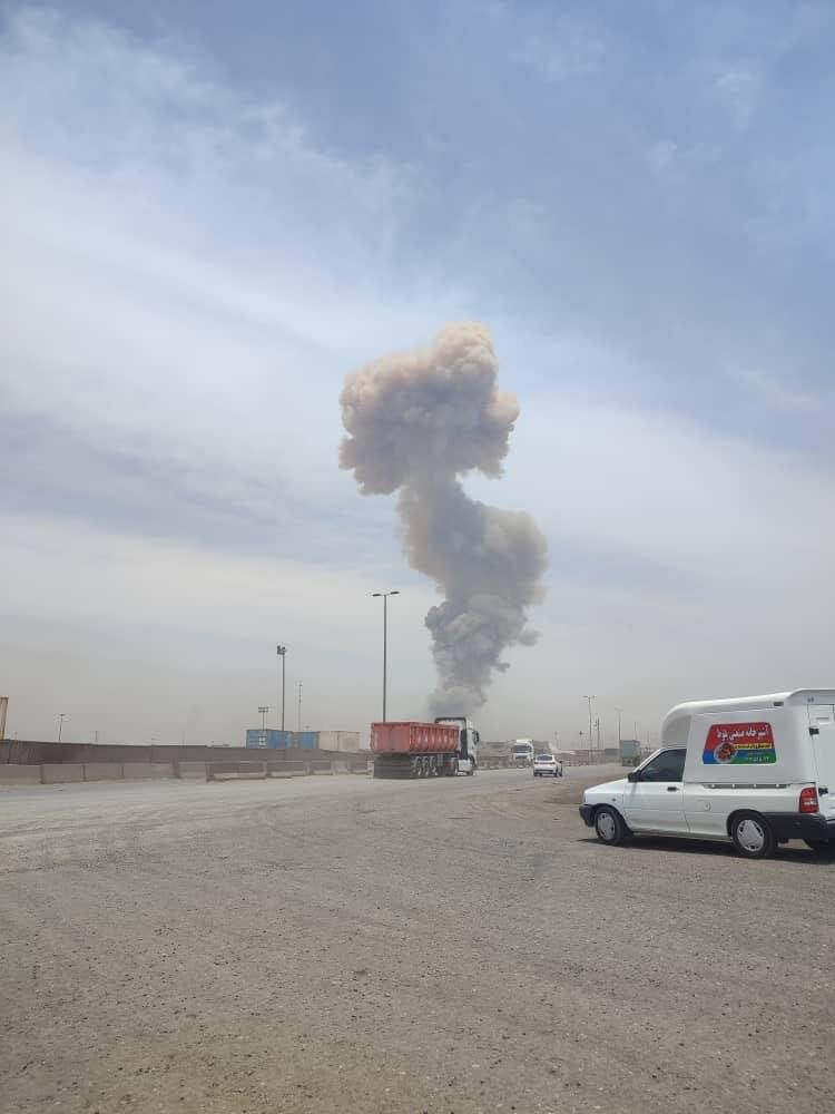 ویدیوی عجیب از بندر شهید رجایی به روایت یک اتشنشان! انفجار بندر شهید رجایی