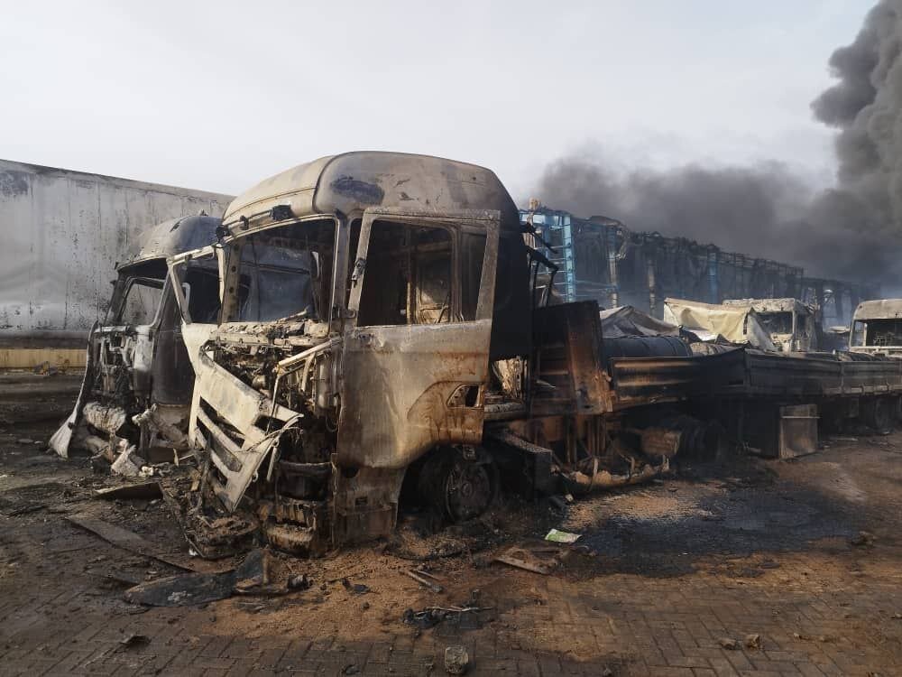 انفجار در بندر شهید رجایی بندر