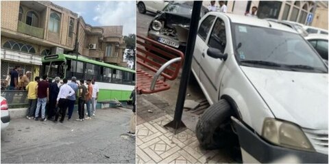 دانش‌آموز کم‌توان ذهنی اتوبوس را دزدید و فاجعه به بار آورد! +تصاویر و ویدیو