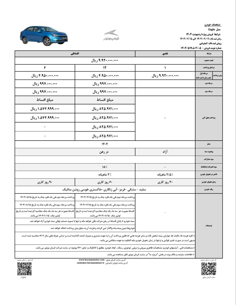 فروش فوقالعاده و اقساطی ۳ خودرو از فردا سهشنبه ۹ اردیبهشت ۱۴۰۴ +جدول قیمت