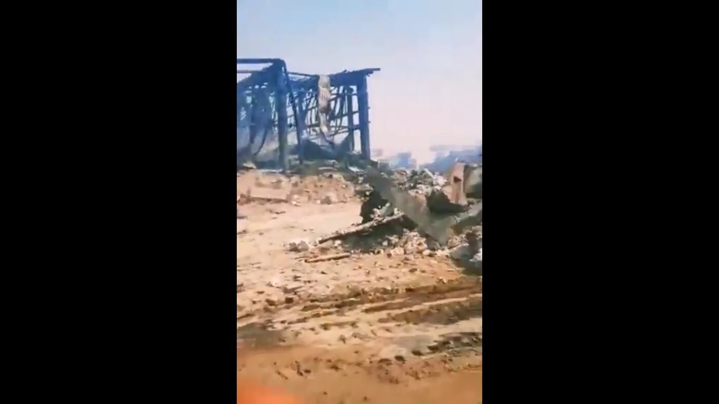 انفجار در بندر شهید رجایی بندرعباس