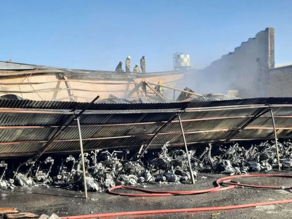 آتش‌سوزی در مشهد