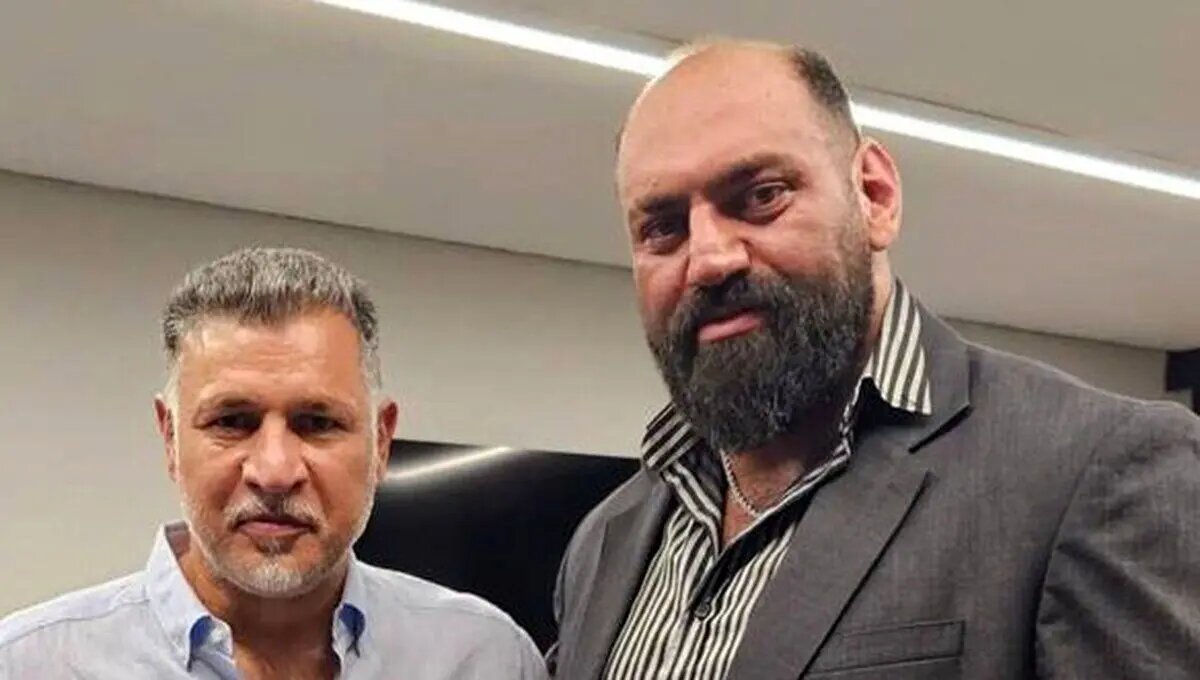 علی دایی و رضا قیطاسی