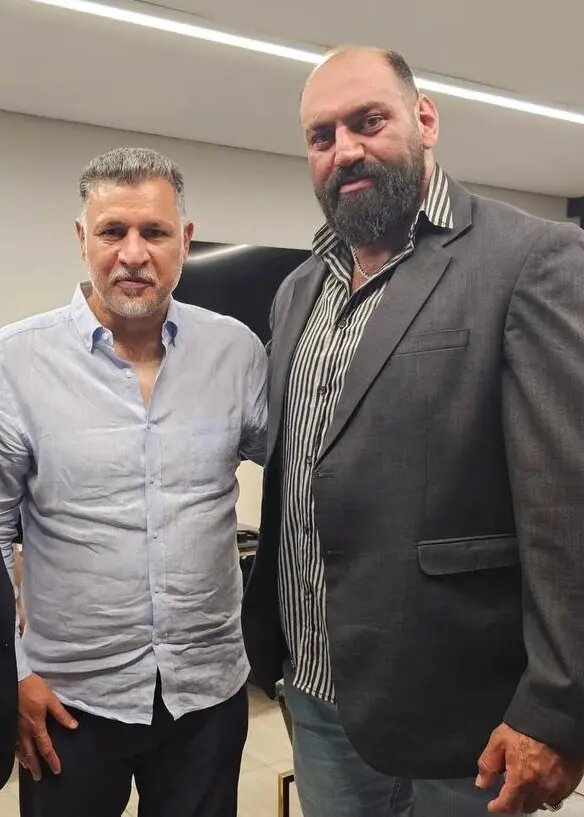 علی دایی و رضا قیطاسی