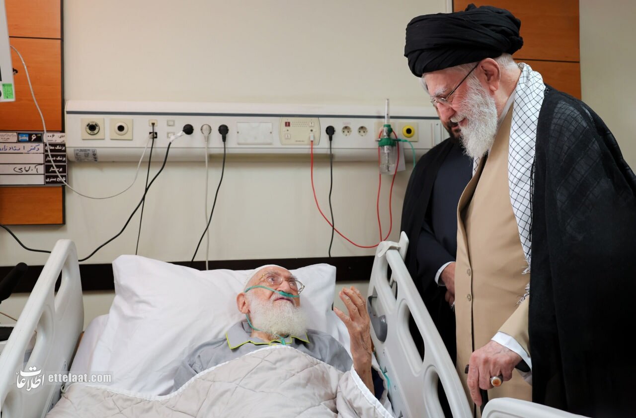 عیادت رهبری از  نوری همدانی