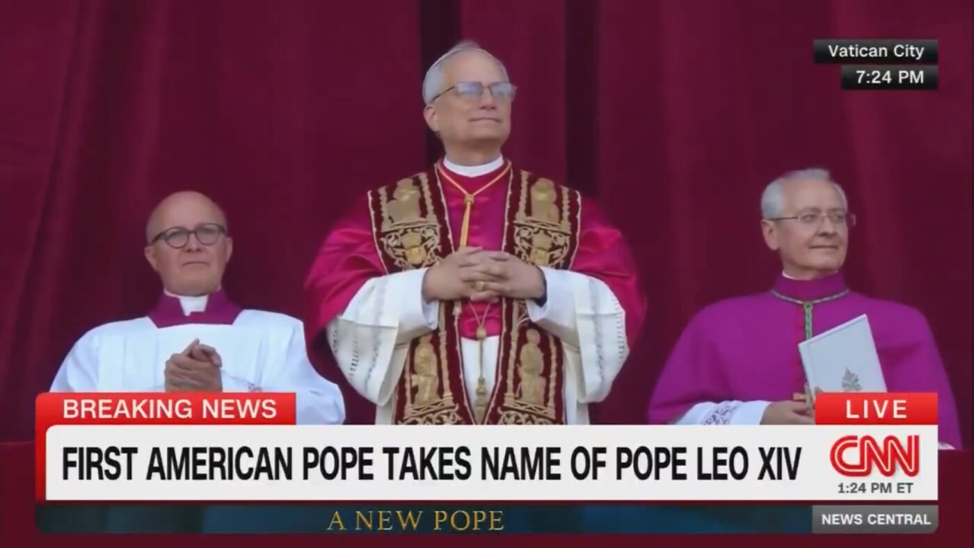 لحظه تاریخی رونمایی از پاپ جدید در واتیکان +ویدیو