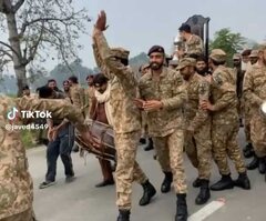 قلمدوش کردن خلبان پاکستانی که جنگنده فرانسوی رافال هند را ساقط کرد! +ویدیو