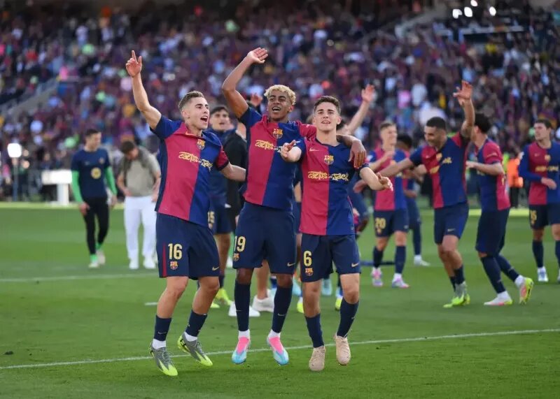 خوشحالی بارسلونایی ها