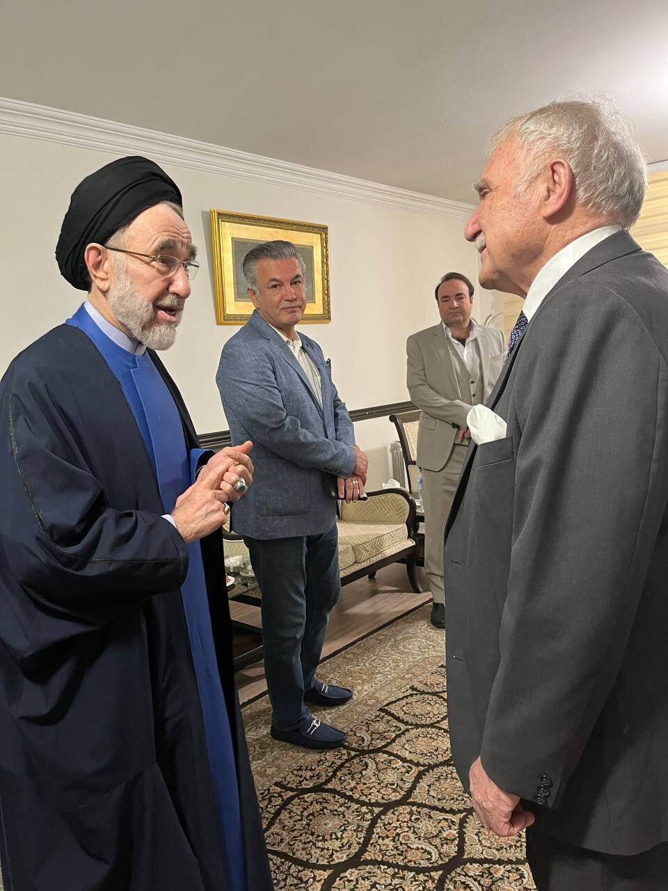 دیدار حسین کلانی و محمد خاتمی