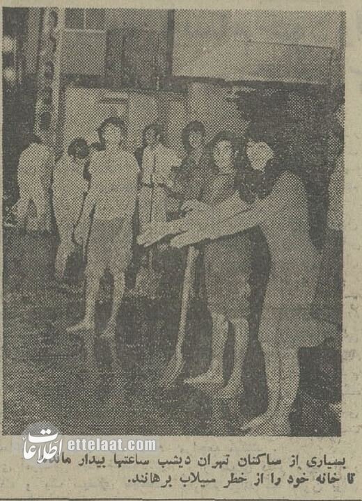 سیل در تجریش ۴۰ سال بعد تکرار شد! +عکس