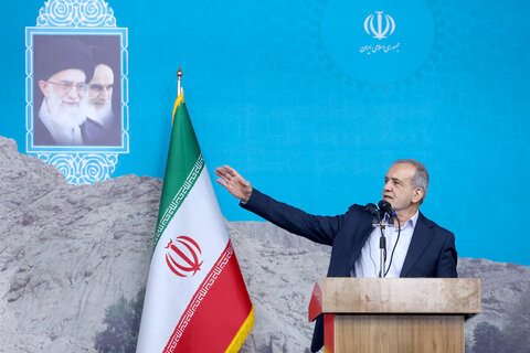 پزشکیان جواب توهین ترامپ را داد: از قاتلان حمایت می‌کنید! +ویدیو