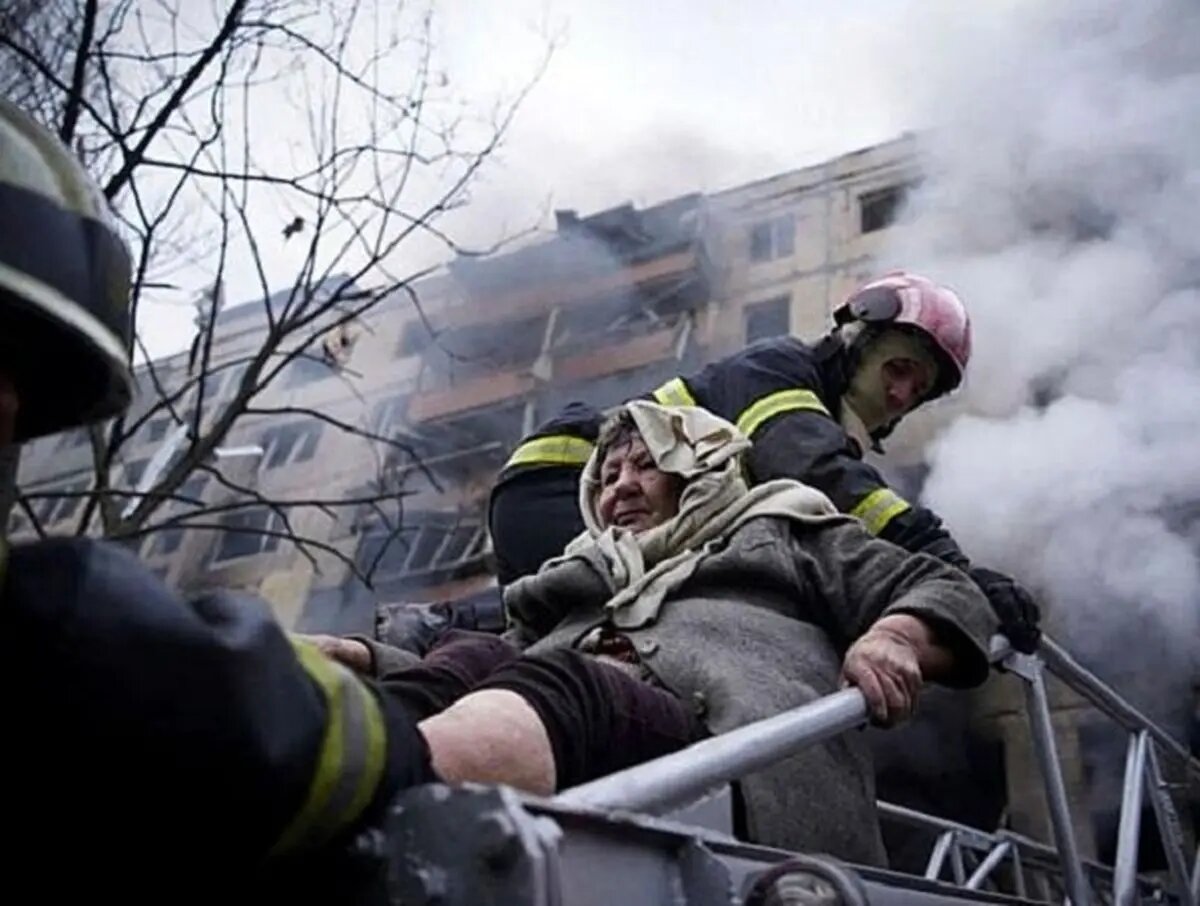 تصویری از جنگ اوکراین و روسیه