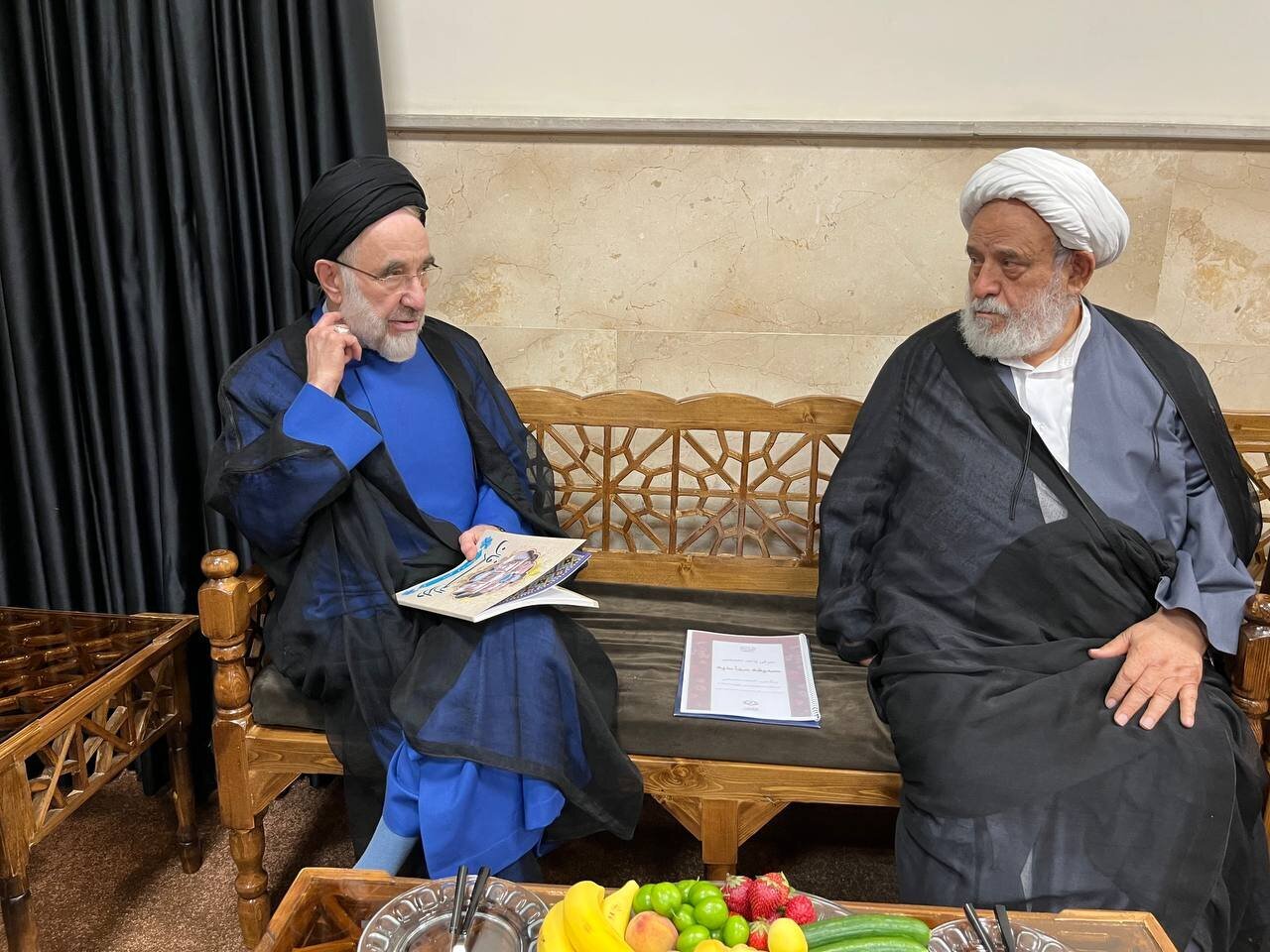 محمد خاتمی و حسین انصاریان