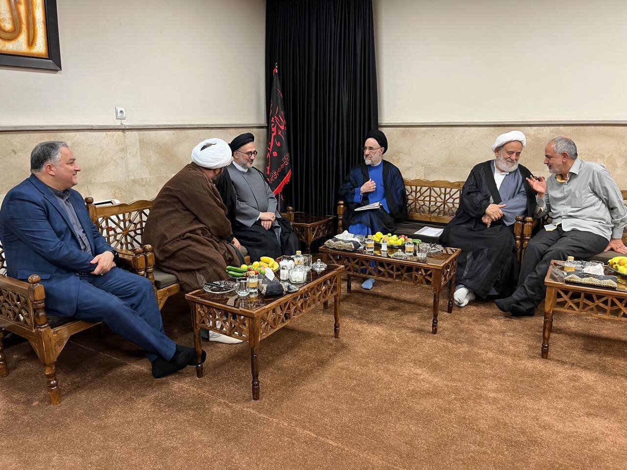 دیدار خاتمی، ابطحی، مسجد جامعی و انصاریان