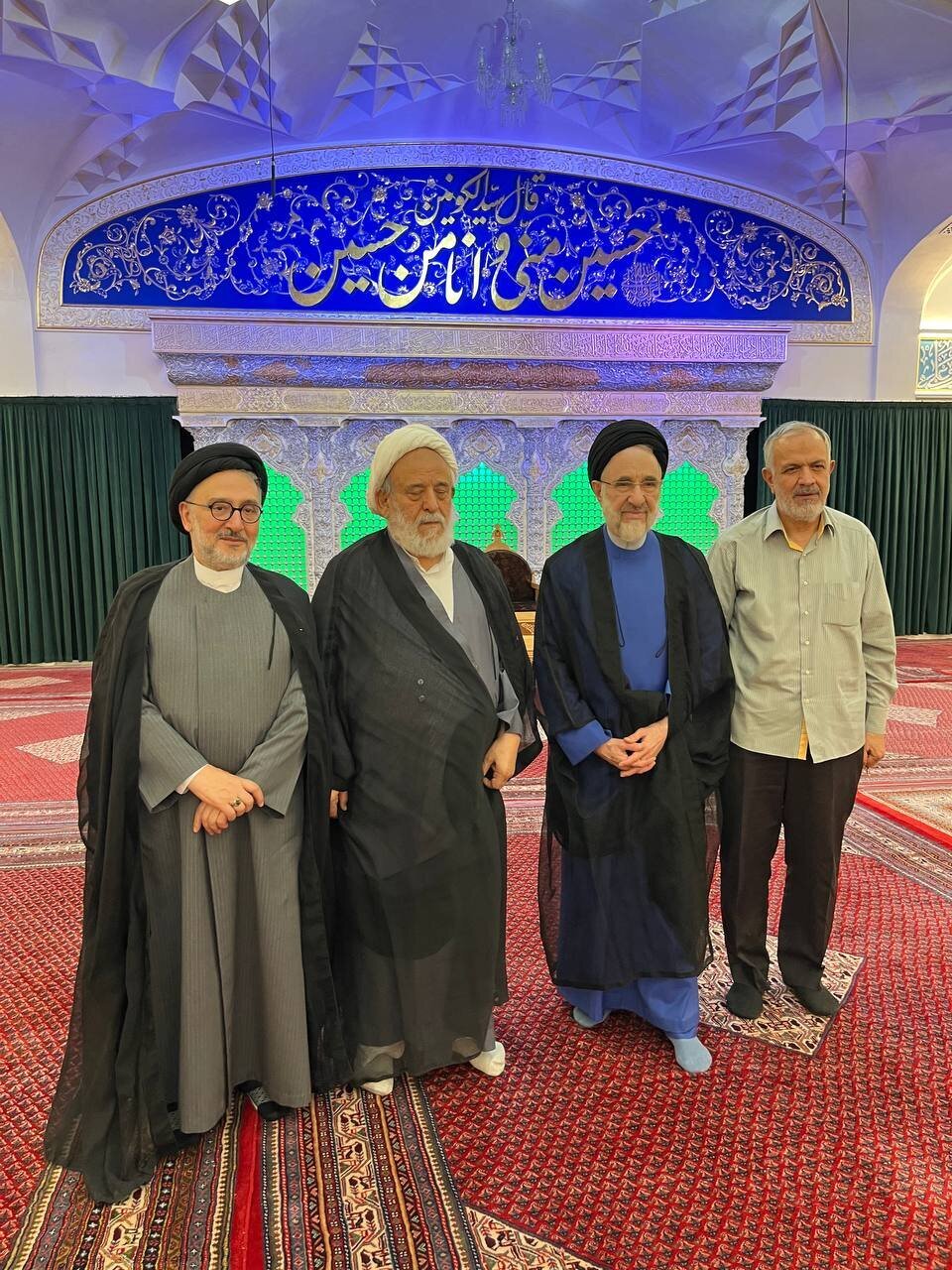 محمد خاتمی، حسین انصاریان، مسجد جامعی و ابطحی