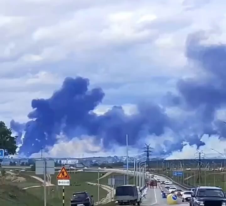 بزرگترین عملیات پهپادی اوکراین علیه روسیه منطقه را بهم ریخت! +ویدیو