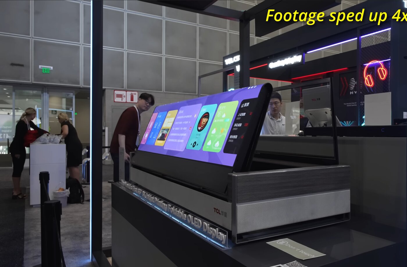 ویدیو| روی این تلویزیون تاشو چای بخورید