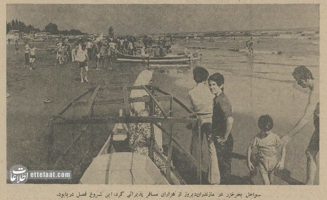 عکسهای دیدنی از سواحل شمال در تابستان ۵۴ +قیمت غذا و پلاژ