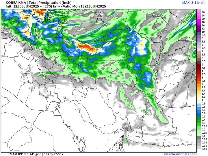 نقشه هواشناسی