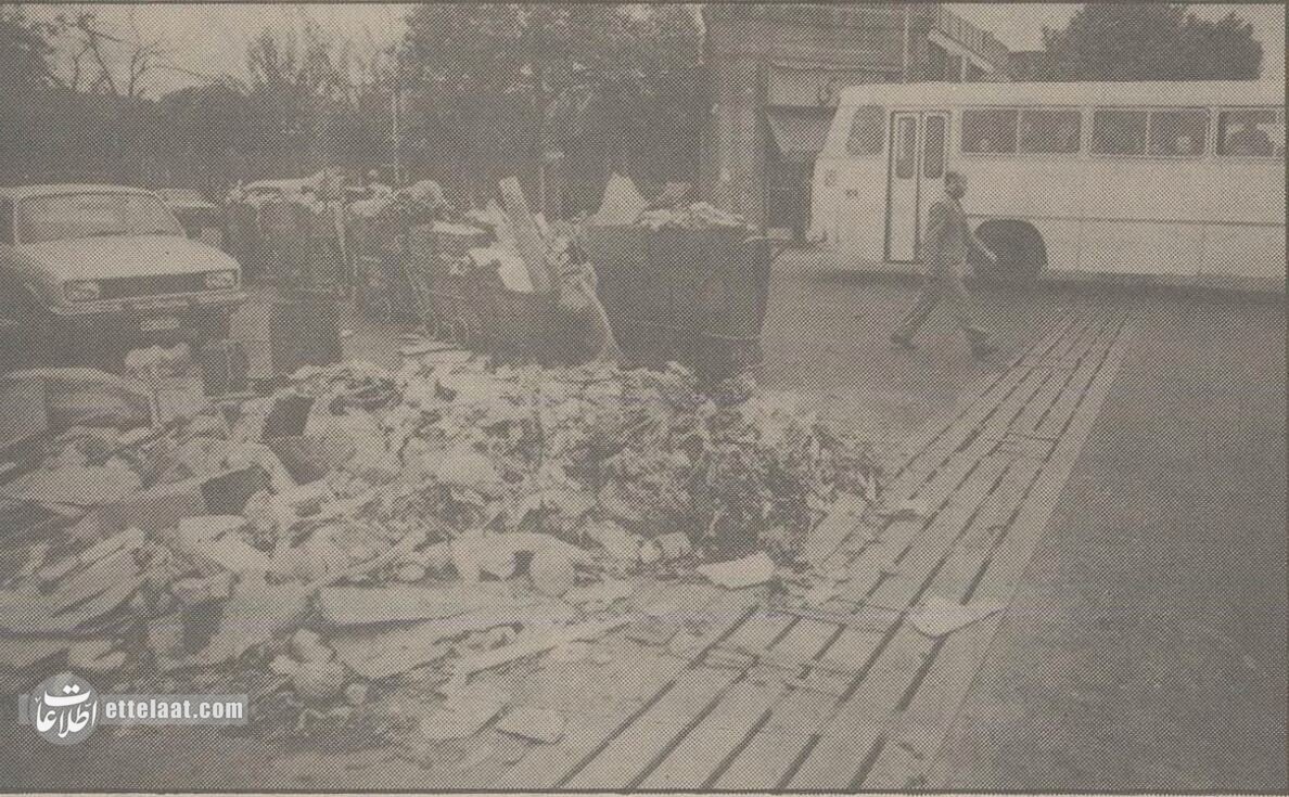 عکس‌های زشت انباشت زباله در معابر تهران خبرساز شد!