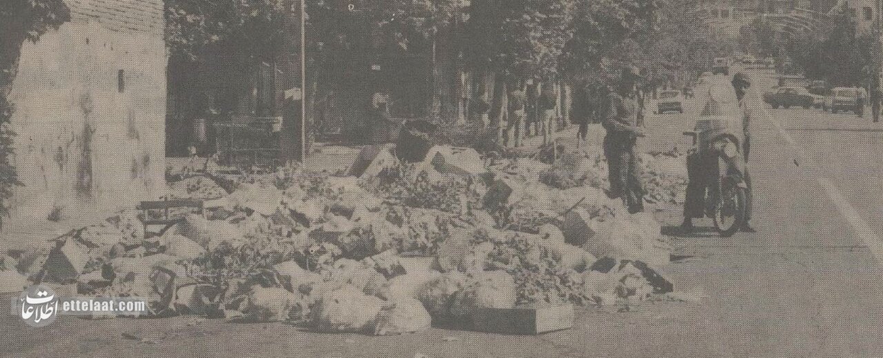 عکسهای زشت انباشت زباله در معابر تهران خبرساز شد!