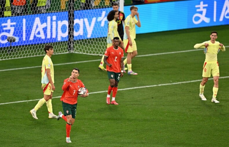 گلزنی رونالدو برای پرتغال