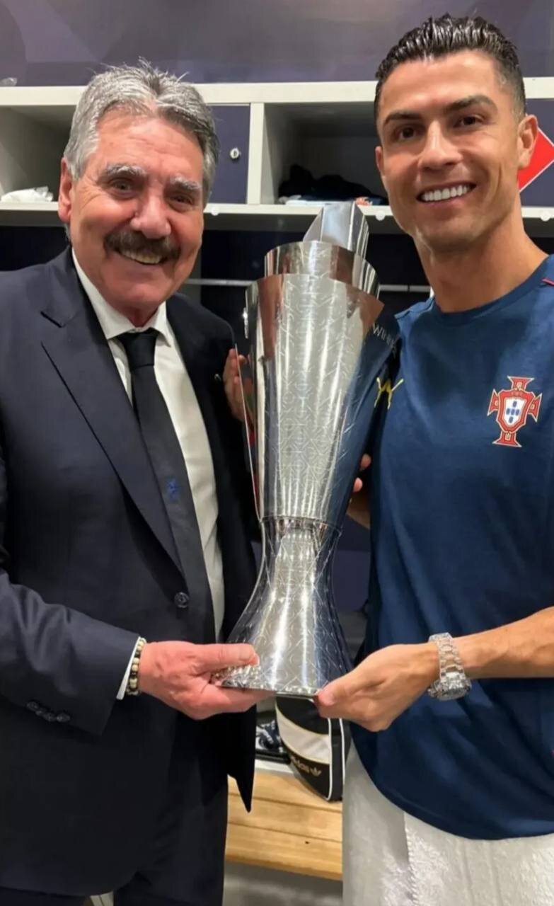 مرد محبوب تراکتوریها در کنار رونالدو +عکس