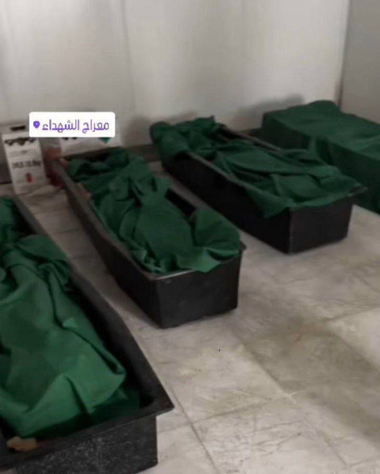 اولین تصویر از پیکر شهید سلامی، حاجی‌زاده و باقری منتشر شد