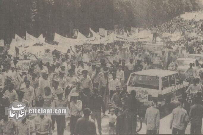 راهپیمایی ۵ میلیونی علیه اسرائیل همزمان با حمله دشمن در تهران + عکس و گزارش