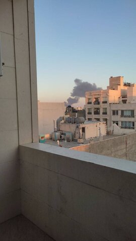 اولین تصاویر از حمله اسرائیل به مناطق مسکونی در مشهد