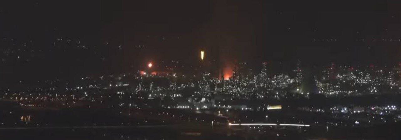 قطع شدن برق حیفا به محض اصابت موشک ایرانی +ویدیو