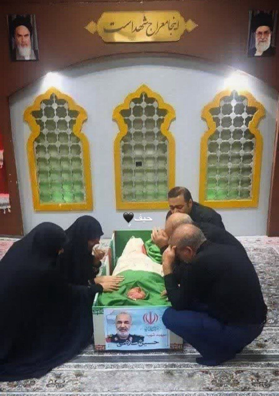 پیکر سردار شهید سلامی
