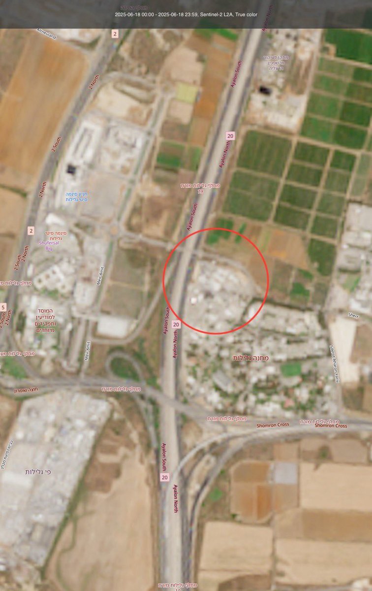 تصاویر ماهواره‌ای از تخریب اداره اطلاعات نظامی اسرائیل!