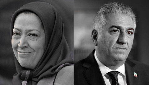 مریم رجوی و رضا پهلوی؛ براندازان به بی‌چارگی رسیدند