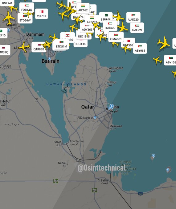 فوری| حمله بزرگ در راه است؛ قطر حریم هوایی خود را بست!