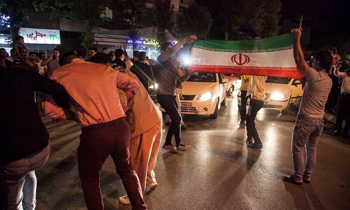 تهرانی‌ها از خوشحالی به خیابان آمدند +ویدیو