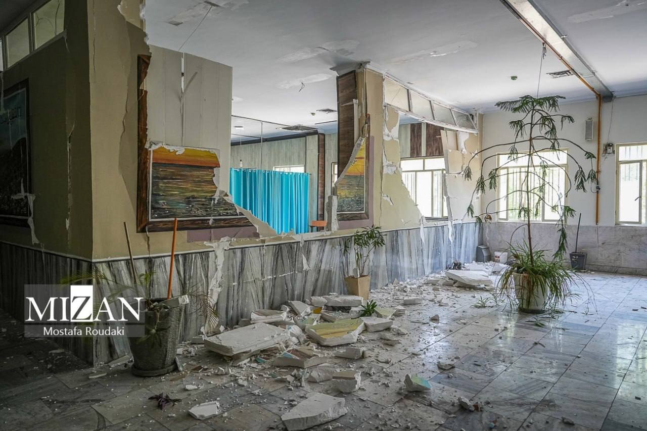 تصاویری از حمله اسرائیل به زندان اوین