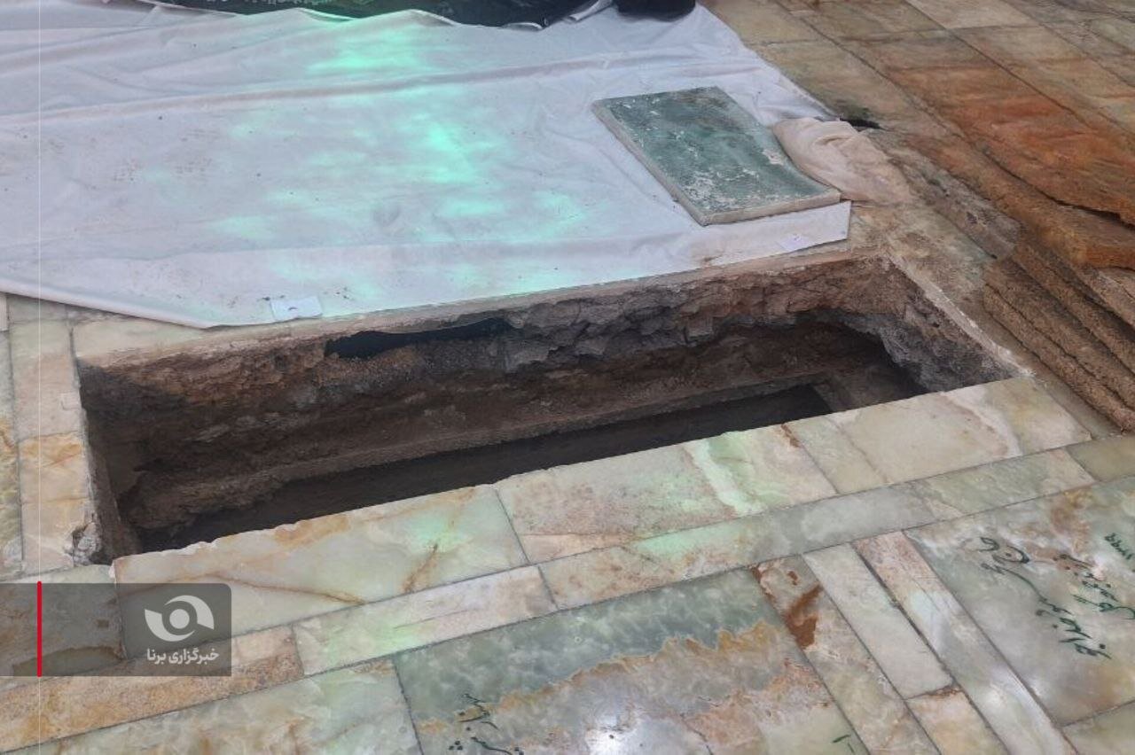 نخستین تصاویر از آرامگاه ابدی سردار سلامی و سردار حاجیزاده