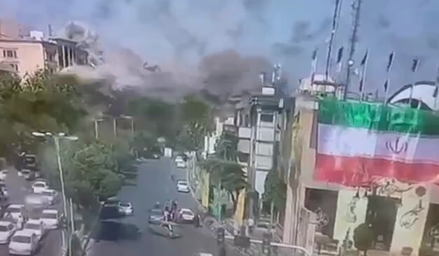 ویدیوی هولناک از روزهای جنگ؛ تجریش منفجر شد!