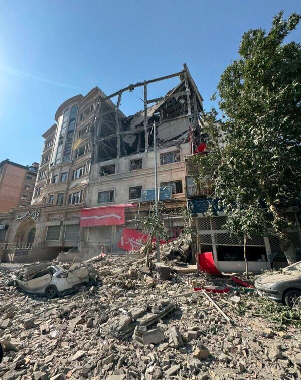 تصاویر حمله اسرائیل به ایران