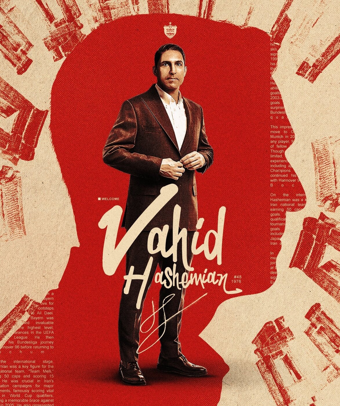 وحید هاشمیان رسما سرمربی پرسپولیس شد +عکس