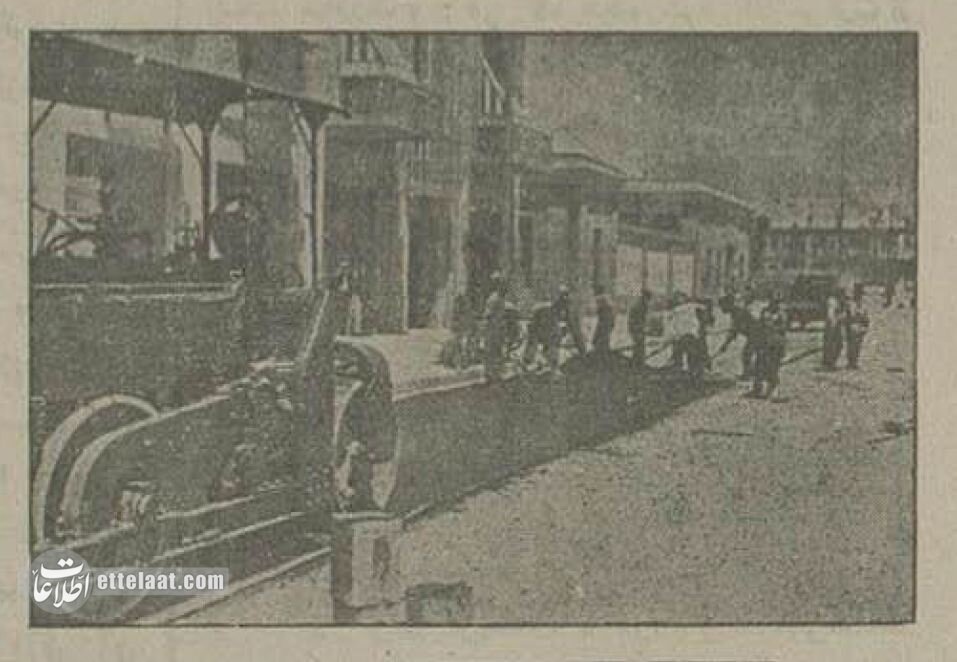 عکس‌های تاریخی از نخستین خیابان‌های تهران که آسفالت شدند