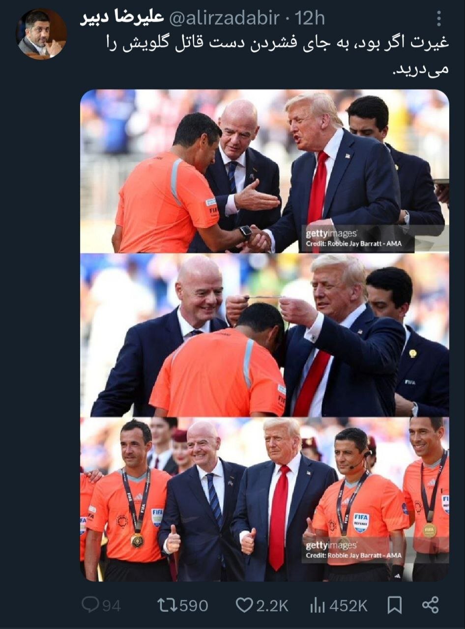 حمله بیسابقه علیرضا دبیر به علیرضا فغانی +عکس