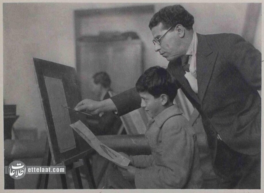 عکس‌های کلاس‌های هنری ۹۰ سال پیش تهران را ببینید!