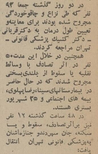 ۶۰ نفر در گرمترین روزهای تهران خود کـشی کردند!