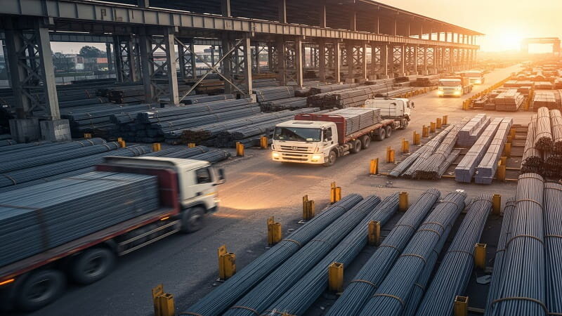  عرضه انواع محصولات فولادی