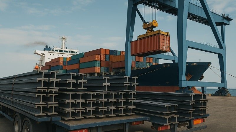 صادرات محصولات فولادی