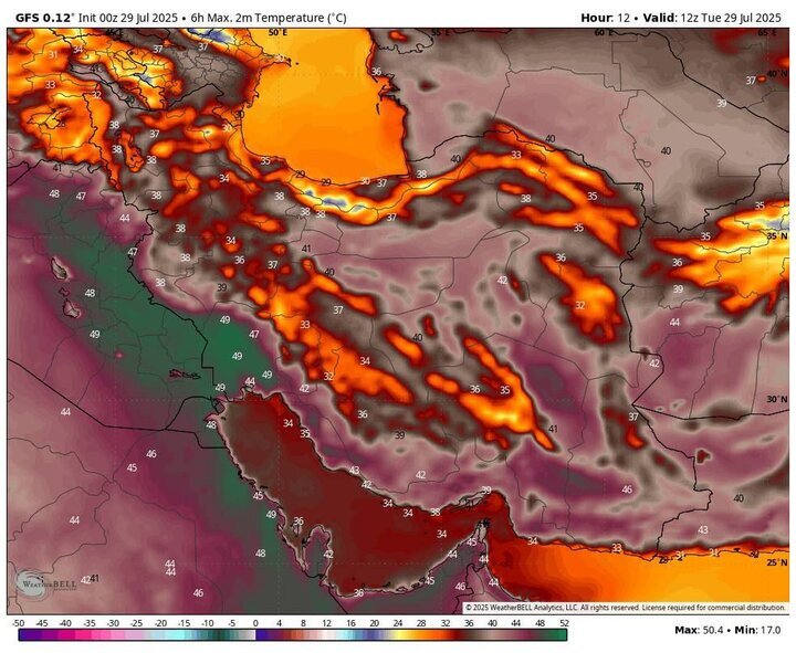 موج جدید گرمای جهنمی در راه است؛ رکورد دما شکسته میشود؟ +نقشه هواشناسی